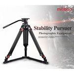 Trépied tripod professionnel Miliboo MTT609B 15kg 170 cm à tête panoramique en fibre de carbone