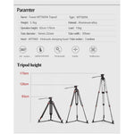 Trépied tripod professionnel Miliboo MTT609B 15kg 170 cm à tête panoramique en fibre de carbone