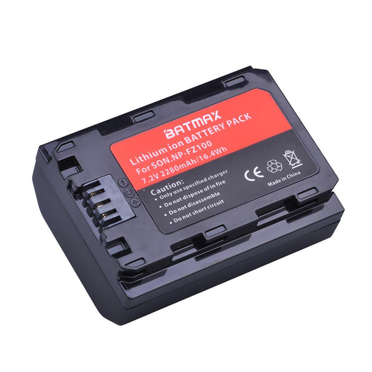 Batteries Batmax haute qualité NP-FZ100 pour Sony a9, a7R III, a7 III...