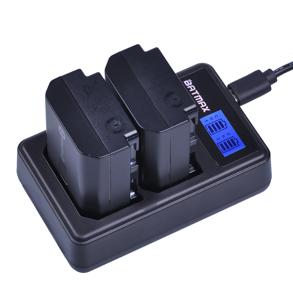Chargeur double Batmax NP-FZ100  pour SONY A7III A9 A7R III