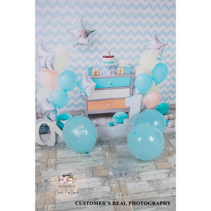 Toile décor de fond de studio professionnel mur ballon 1er Anniversaire