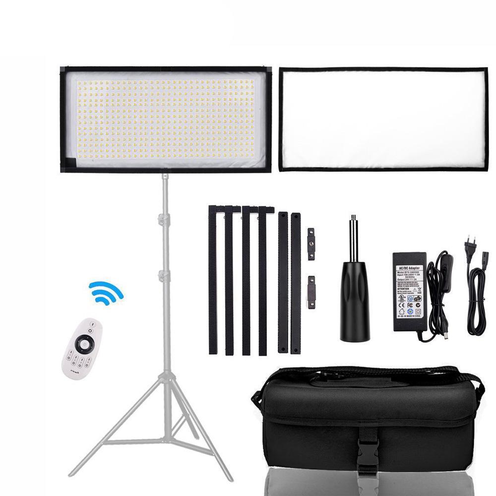 Panneau de 448 LED Samtian FL-3060A modulable + télécommande + diffuseur