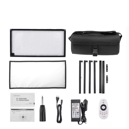 Panneau de 448 LED Samtian FL-3060A modulable + télécommande + diffuseur