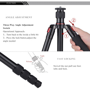 Trépied AOKA  KT284AL 2 en 1 tripod et monopod 14kg max 154cm