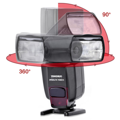 Flash Yongnuo Speedlite YN-560 III pour Canon 400D 600D 70D 6D, Nikon D800 D750...