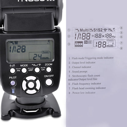 Flash Yongnuo Speedlite YN-560 III pour Canon 400D 600D 70D 6D, Nikon D800 D750...