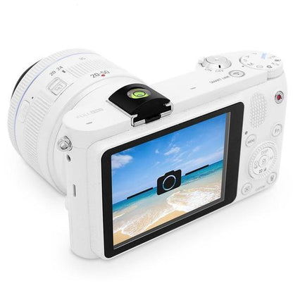 Set of 4 flash slot protector covers with universal spirit level