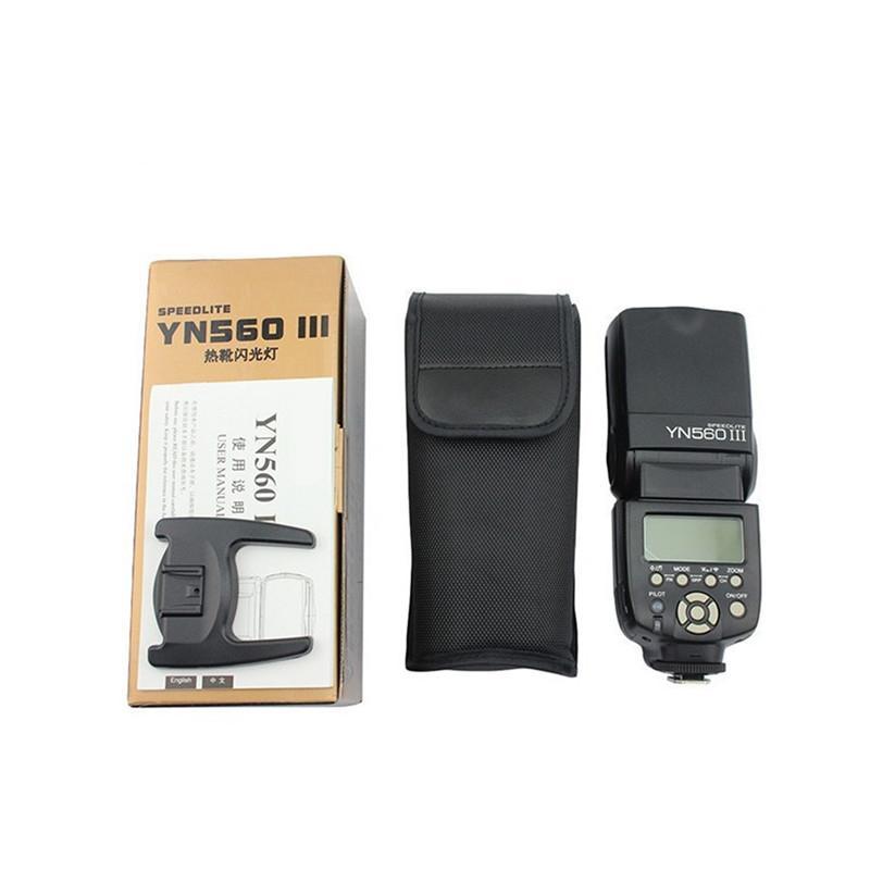 Flash Yongnuo Speedlite YN-560 III pour Canon 400D 600D 70D 6D, Nikon D800 D750...