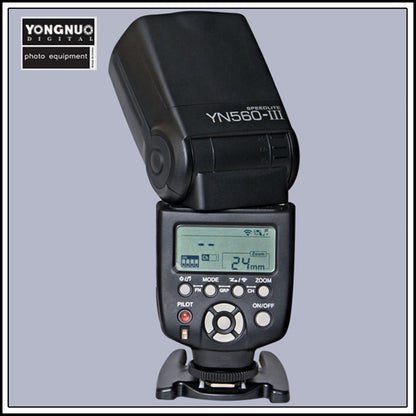 Flash Yongnuo Speedlite YN-560 III pour Canon 400D 600D 70D 6D, Nikon D800 D750...