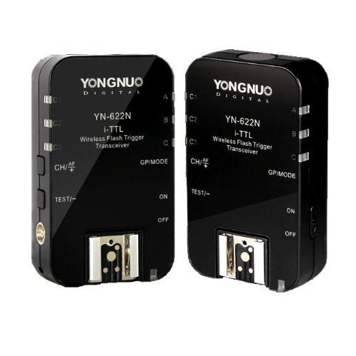 Lot de 2 récepteurs Professionnel Yongnuo YN-622N Sans Fil pour Flash Nikon