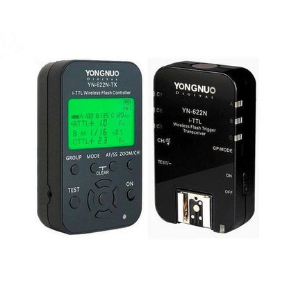 Émetteur + récepteur sans fil Yongnuo YN622N II + YN622N-TX je-TLL pour Flash Nikon