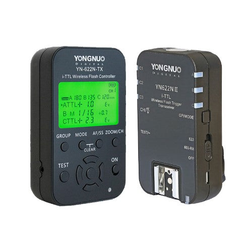 Émetteur + récepteur sans fil Yongnuo YN622N II + YN622N-TX je-TLL pour Flash Nikon