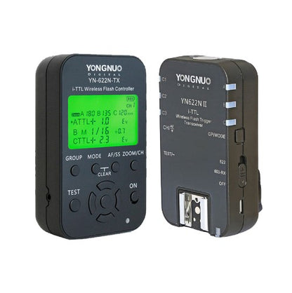 Émetteur + récepteur sans fil Yongnuo YN622N II + YN622N-TX je-TLL pour Flash Nikon