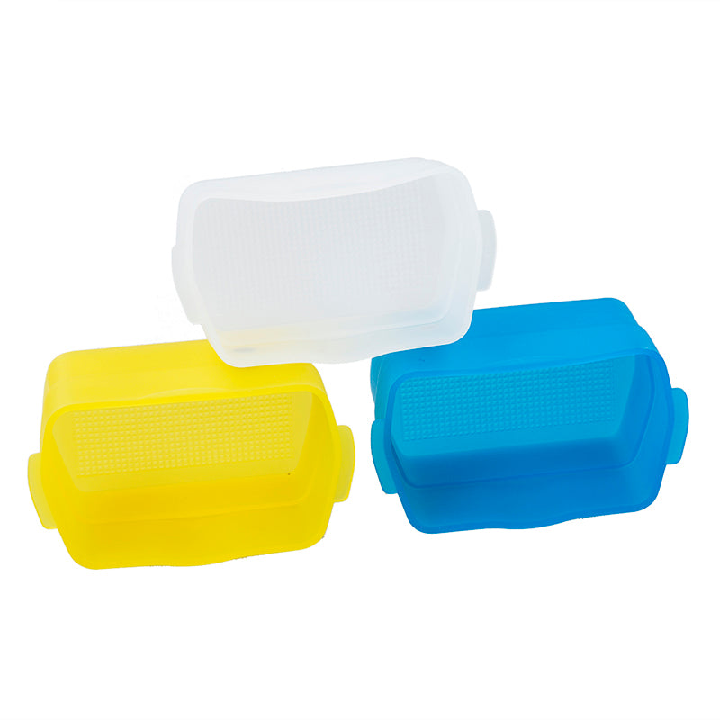 Diffuseur pour flash Canon 580EX 580EX II YONGNUO YN-560 YN-560 II YN-565EX YN-568EX en 3 couleur