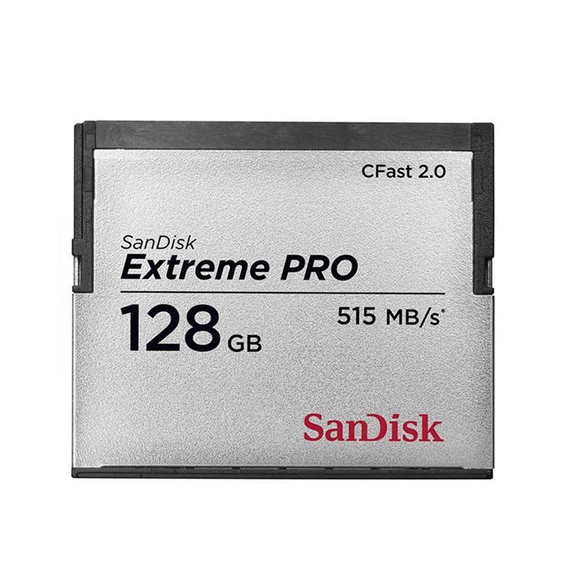 Carte mémoire CF Cfast Sandisk Extreme Pro 515 mb/s 2.0 128 gb 64 gb  + autres CF