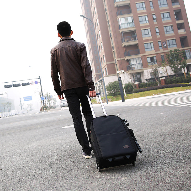 Valise professionnelle à roue Jealiot T-80 pour trépied, 2 reflex + 4 objectifs