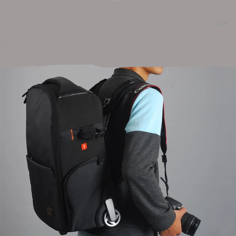 Valise professionnelle à roue Jealiot T-80 pour trépied, 2 reflex + 4 objectifs