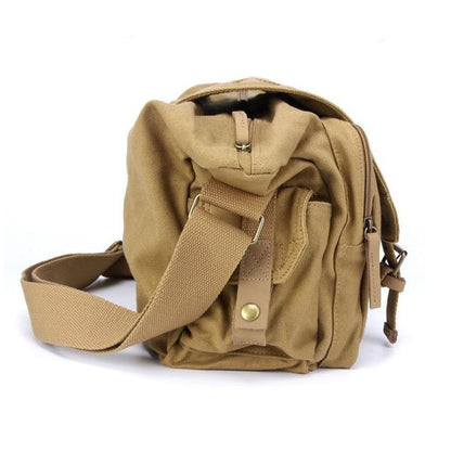 Caden Adventurer canvas bag with cotton lining
