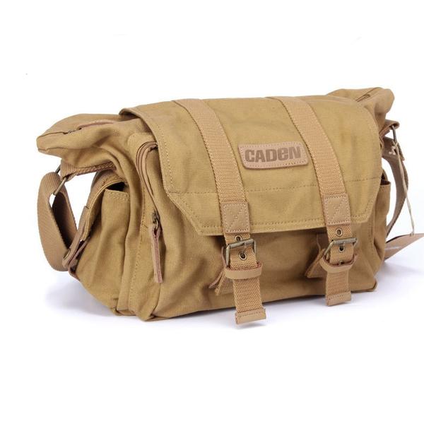 Caden Adventurer canvas bag with cotton lining