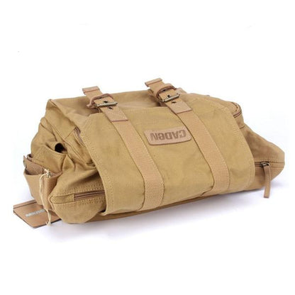 Caden Adventurer canvas bag with cotton lining
