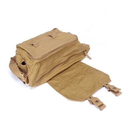Caden Adventurer canvas bag with cotton lining