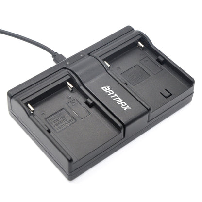 Chargeur haute qualité Batmax pour batterie NP-F960,NP-F970 pour SONY F950,F770,MC1500C,Z7C...