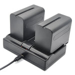 Chargeur haute qualité Batmax pour batterie NP-F960,NP-F970 pour SONY F950,F770,MC1500C,Z7C...