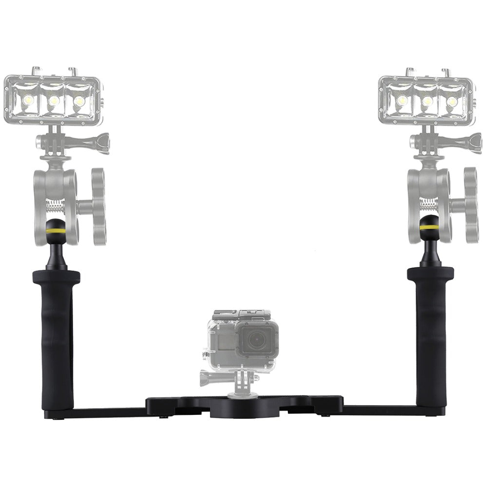 Stabilisateur Double poignée PULUZ pour caisson étanche