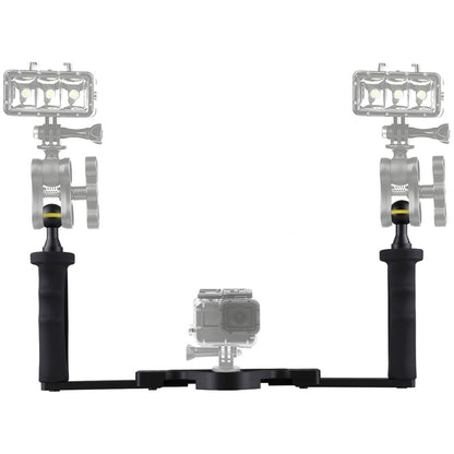 Stabilisateur Double poignée PULUZ pour caisson étanche