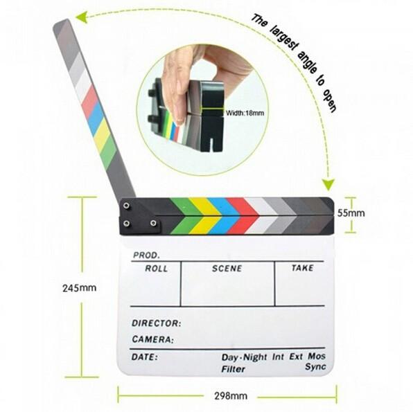 Clap de cinéma professionnel Clapperboard950