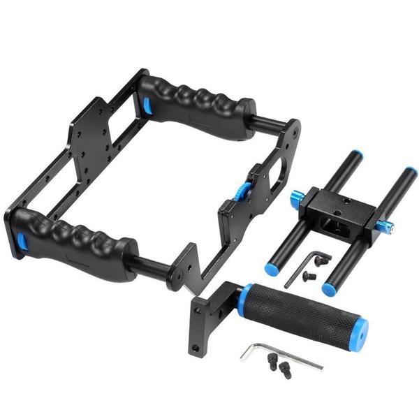 Cage + Poignée + support NEEWER pour reflex universel (canon nikon...)