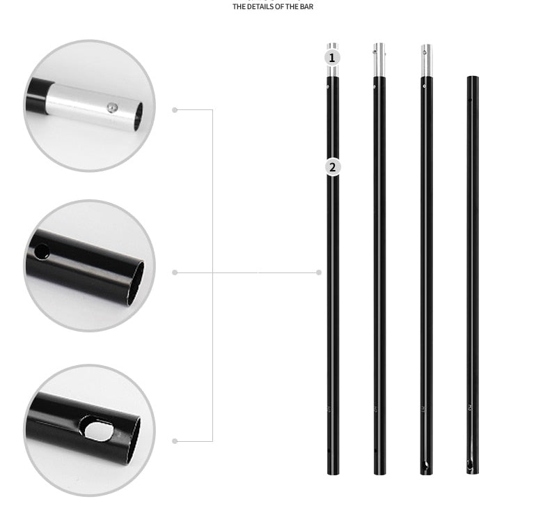 T-shaped studio background support + classic stand