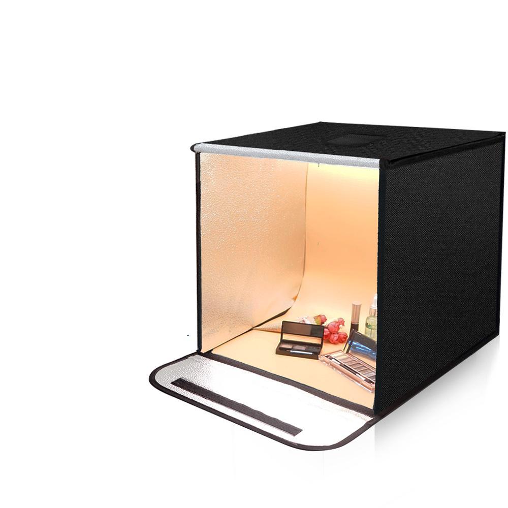 SOFTBOX TRAVOR F40 40*40 cm + LED + Fond Blanc, jaune et noir