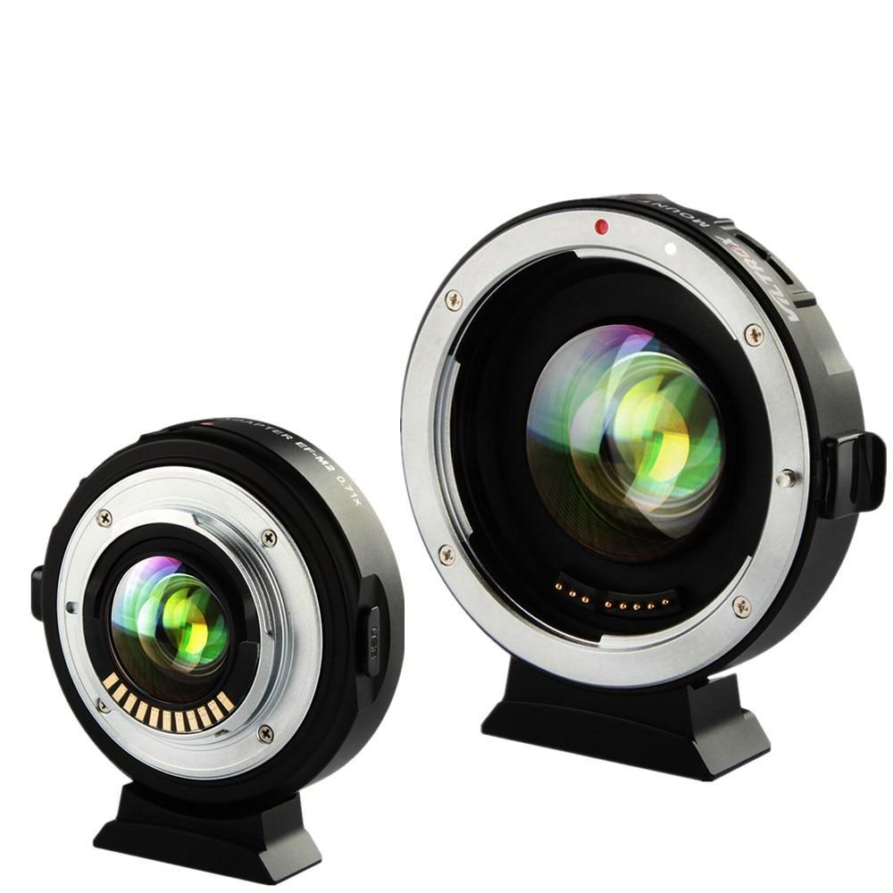 Bague d'adaptation Viltrox EF-M2 objectif Canon EF pour reflex m43 panasonic GH5 GH4 ...