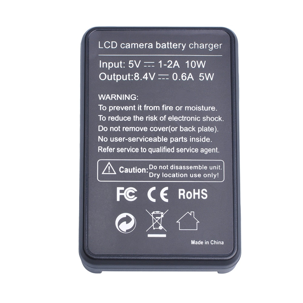 Chargeur Batmax haute qualité pour batterie EN-EL14a pour Nikon P7800,D3400,D5500...