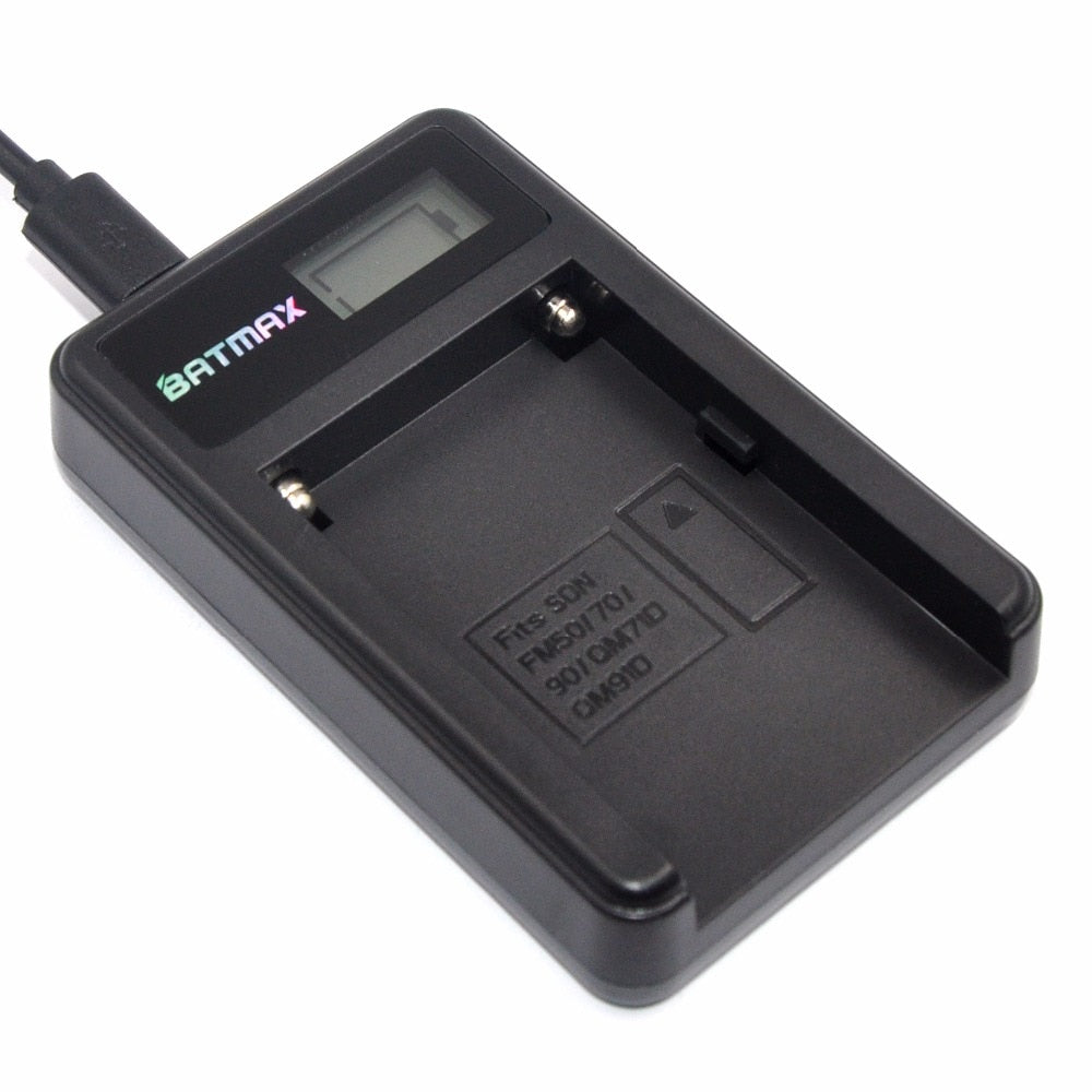 Chargeur Batmax haute qualité pour batterie NP-F960,NP-F970 pour SONY F950,F770,MC1500C,Z7C...