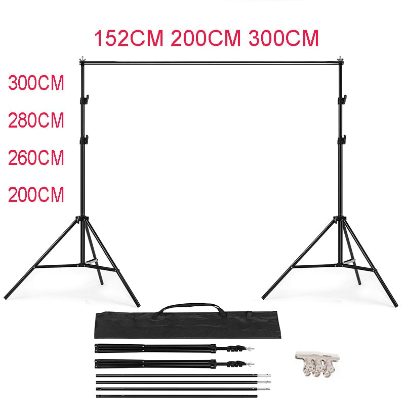 T-shaped studio background support + classic stand