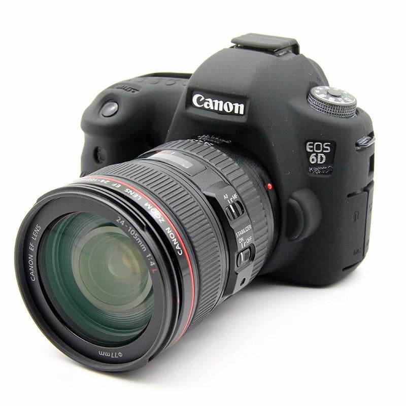 Housse silicone de protection anti-choc pour Canon 6D 6D2 5D3 5D4 80D 800D 1300D 1500D 750D