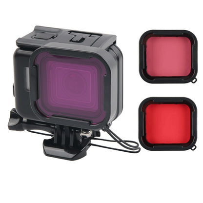 Caisson étanche PULUZ 30m pour GoPro Hero 5 et 6 avec avec filtre interchangeables.