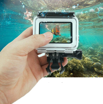 Caisson étanche PULUZ 30m pour GoPro Hero 5 et 6 avec avec filtre interchangeables.