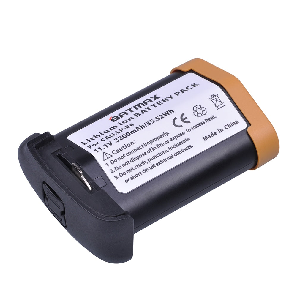 Batterie Batmax LP E4 LP-E4 E4N pour Canon EOS 1D Mark III,1D Mark IV,1D C, 1DX...
