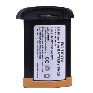 Batterie Batmax LP E4 LP-E4 E4N pour Canon EOS 1D Mark III,1D Mark IV,1D C, 1DX...