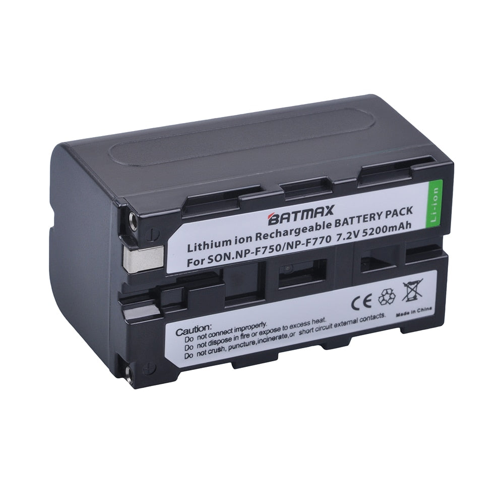 Batterie Batmax NP-F750 haute qualité pour Sony NP-F970,NP-F770,TRV58,TRV26E,Z1,V1J...