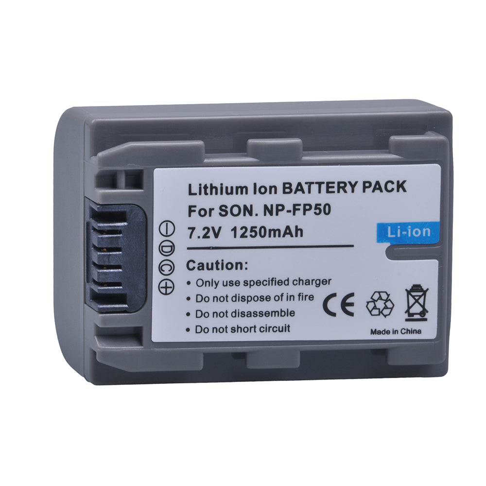 Batterie Batmax NP-FP50 haute qualité pour Sony NP-FP71,NP-FP90 SX41 HDR-CX105...
