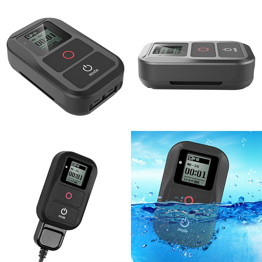 Perche GoPro Hero 7 6 5 4 étanche avec accessoires télécommande Wifi...