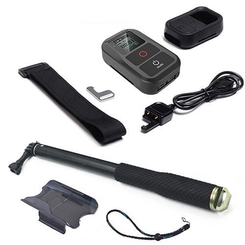 Perche GoPro Hero 7 6 5 4 étanche avec accessoires télécommande Wifi...