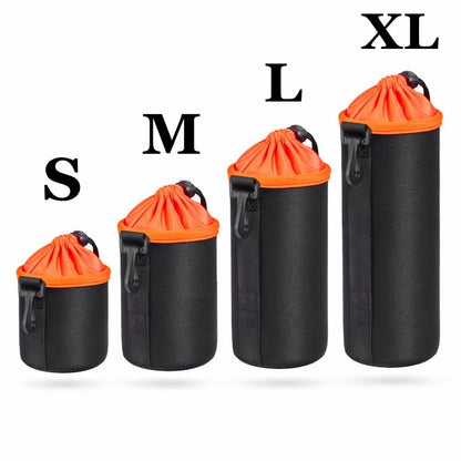 Housse pour objectif Neoprene ACEHE anti-pluie avec fermeture supérieure S, M, L, XL canon nikon sony fuji ...