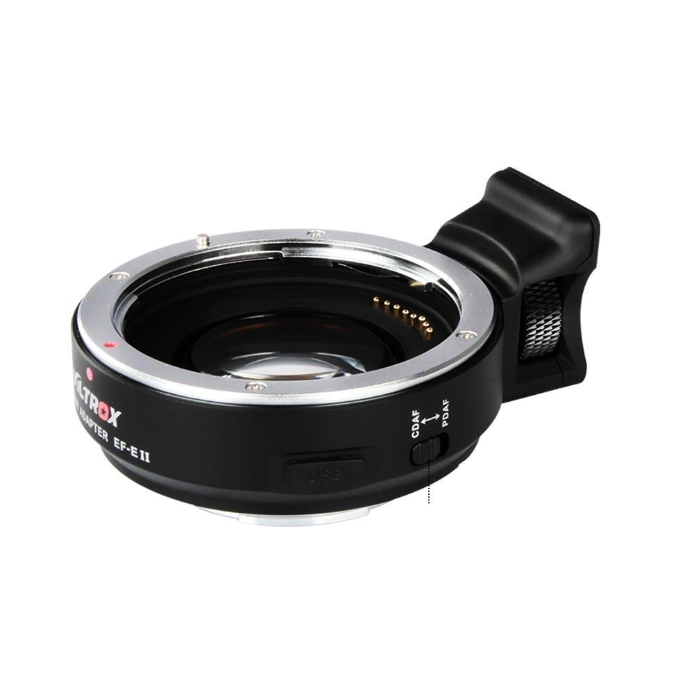 Bague d'adaptation Viltrox EF-E II objectif canon EF vers boitier sony