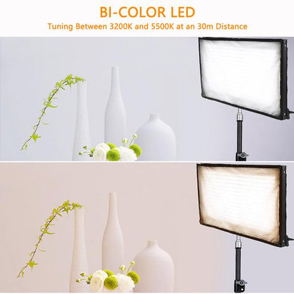 Panneau de 448 LED Samtian FL-3060A modulable + télécommande + diffuseur