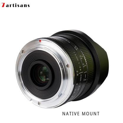 Fisheye 7.5mm F/2.8 pour Fuji, Panasonic, Sony, Canon M